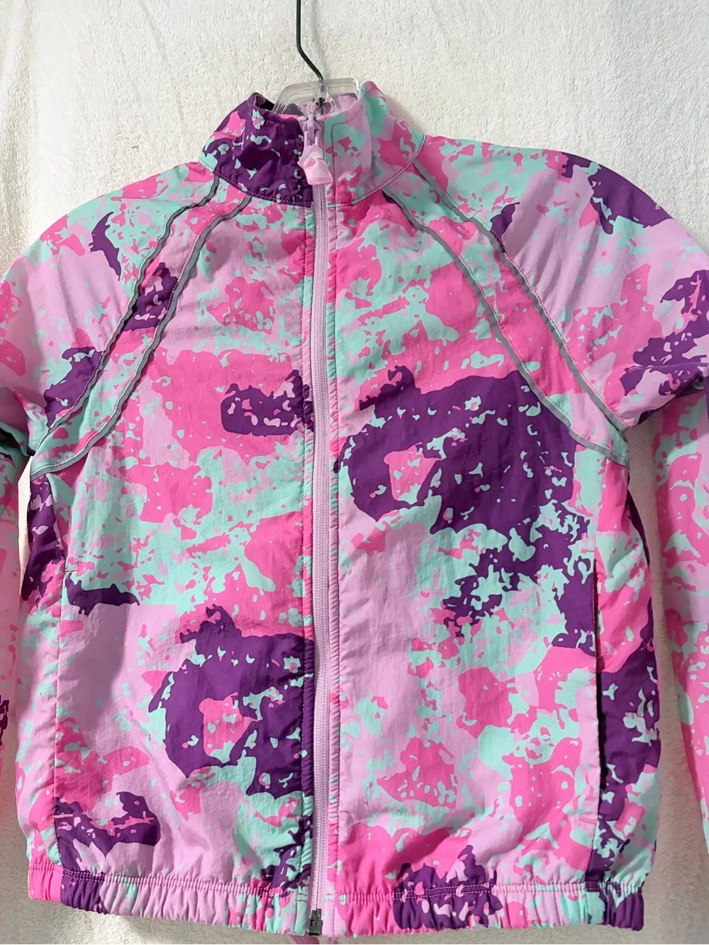 Francesca's Collections Pink Windbreaker